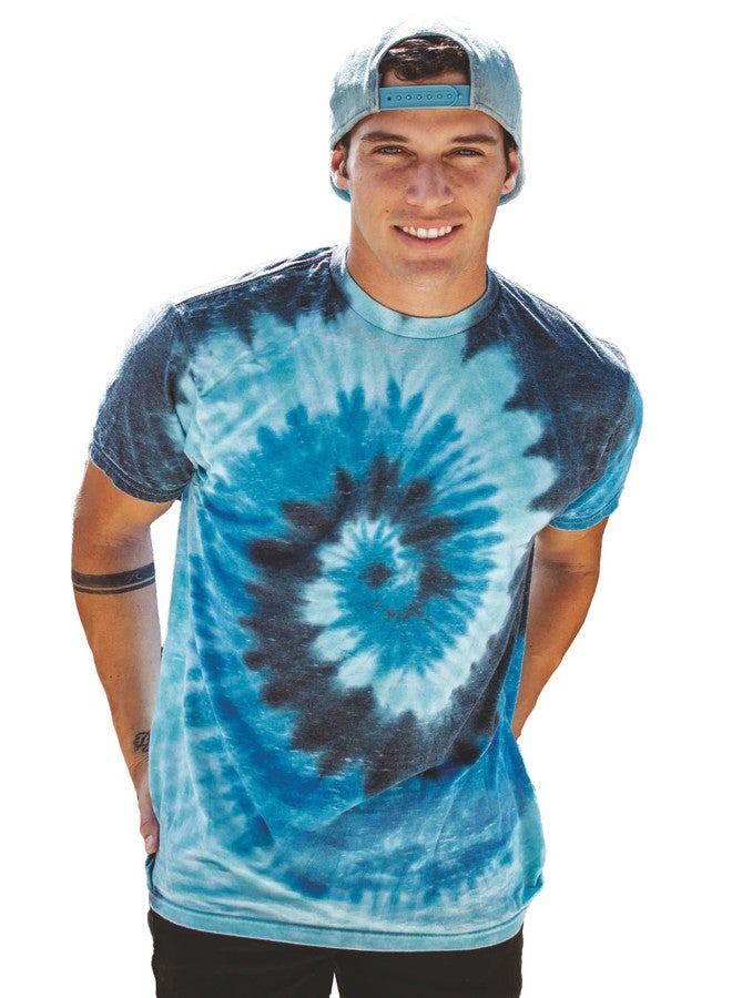 Colortone Vintage Wash Tie Dye T-Shirt for Women and Men, Pastel, Medium - Image 2